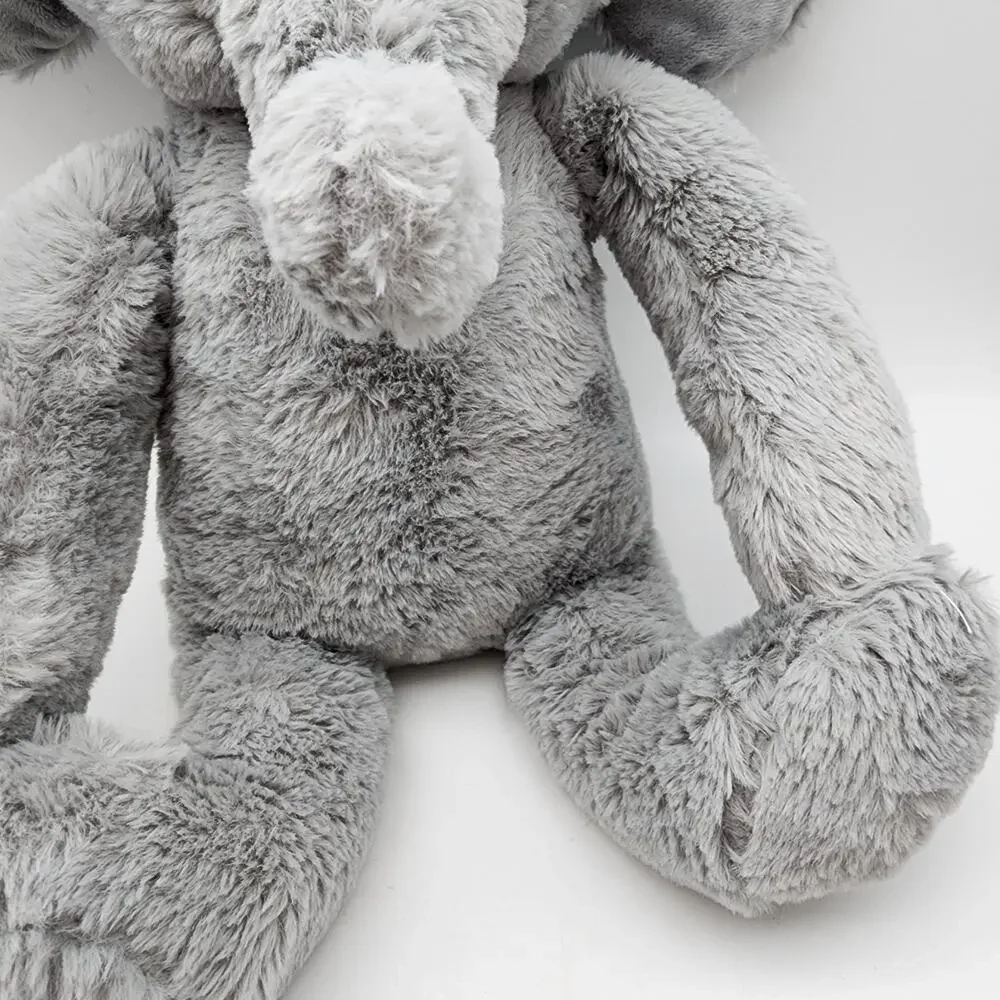 Mudpie Gray Elephant Plush Stuffed Animal Lovey 13